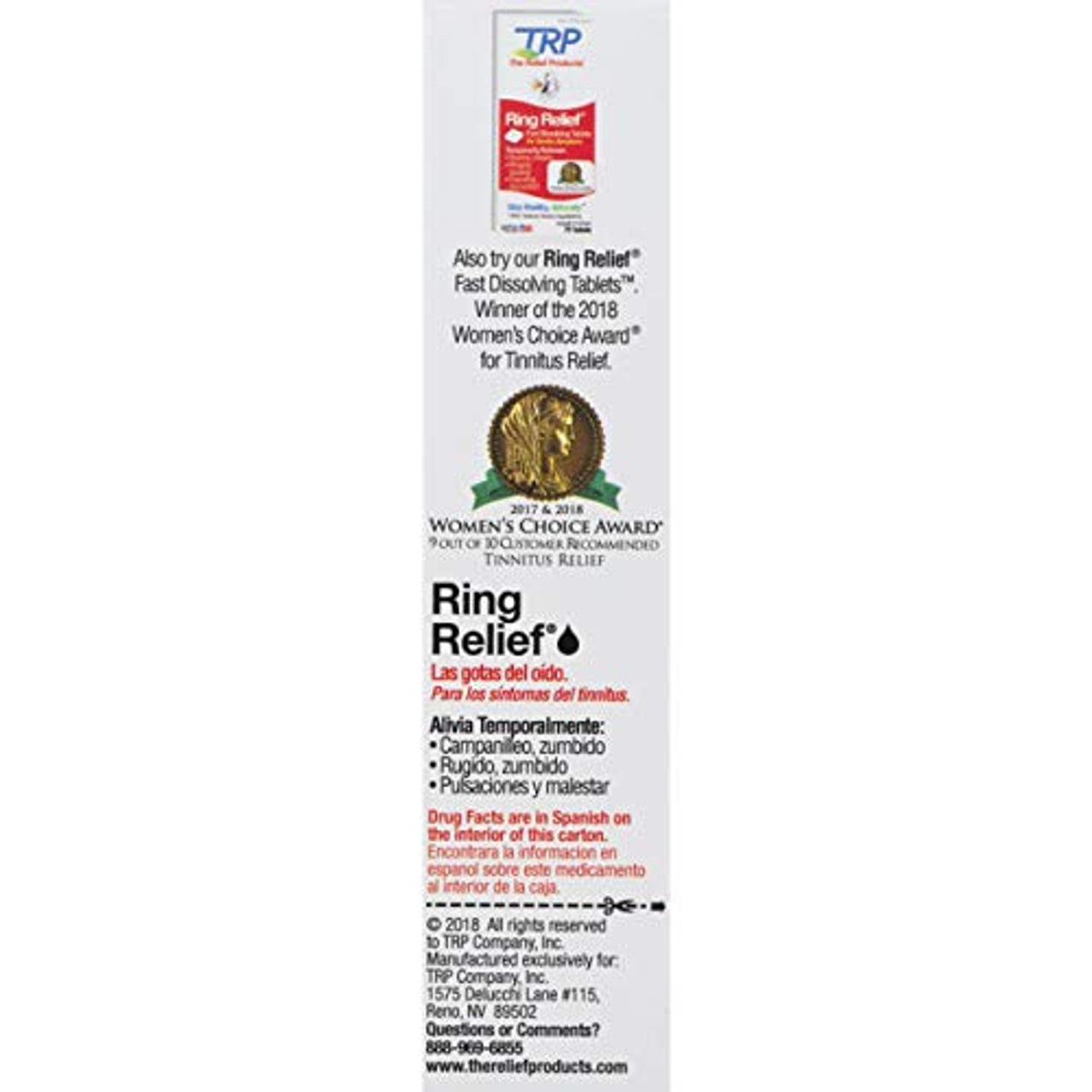 2x Ring Relief Ear Drops For Tinnitus Symptoms Chirping Pounding Roaring  Discomfort | Fruugo BH